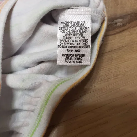 Disney Winnie The Pooh Baby Sleeper Gown Striped Pattern 100% Cotton One Size - Picture 5 of 5